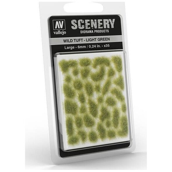 Vallejo Vallejo: Scenery - Wild Tuft - Light Green (6)x35