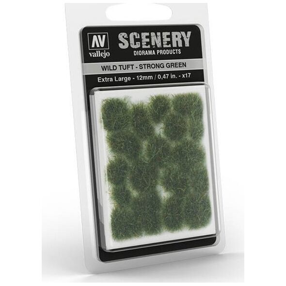 Vallejo Vallejo: Scenery - Wild Tuft - Strong Green 12x17