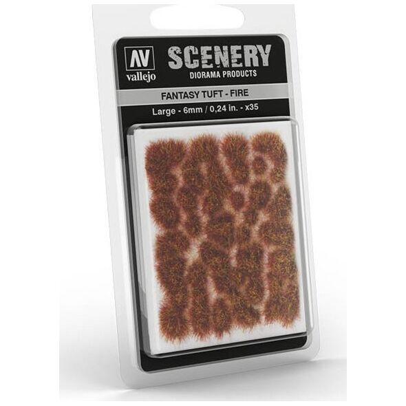 Vallejo Vallejo: Scenery - Fantasy Tuft - Fire (6 mm)x35