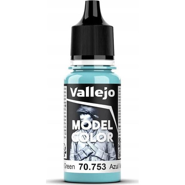 Vallejo Vallejo: 70.753 - Model Color - Light Blue Green (18 ml)