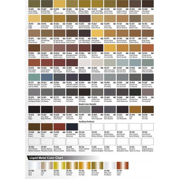 Vallejo Vallejo: 70.764 - Model Color - Military Yellow (18 ml)