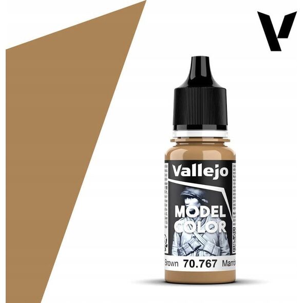 Vallejo Vallejo: 70.767 - Model Color - Desert Brown (18 ml)