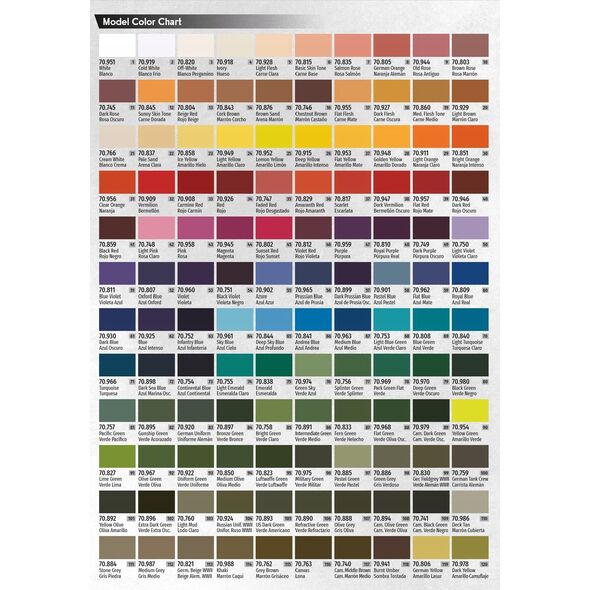 Vallejo Vallejo: 70.771 - Model Color - Dark Rust (18 ml)