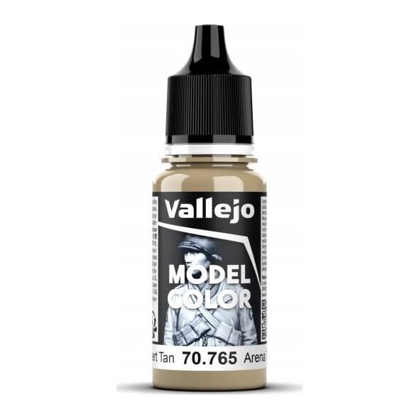Vallejo Vallejo: 70.765 - Model Color - Desert Tan (18 ml)