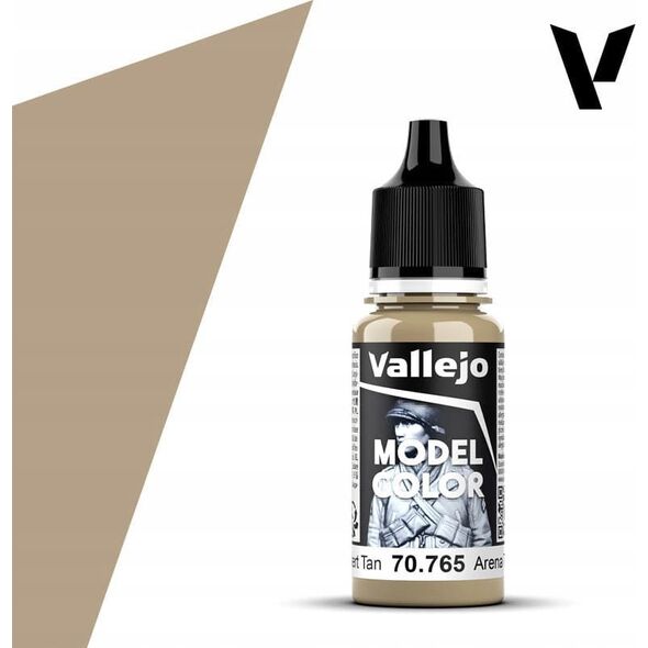Vallejo Vallejo: 70.765 - Model Color - Desert Tan (18 ml)