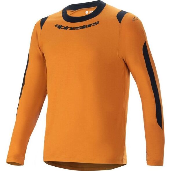 Alpinestars Koszulka długi rękaw ALPINESTARS A-DURA DRI WOOL LS JERSEY, Dark Gold Rozmiar: XL