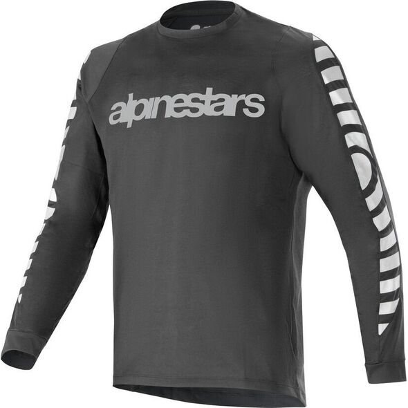 Alpinestars Koszulka długi rękaw ALPINESTARS A-DURA DRI OSCAR LS JERSEY, Black Reflective Rozmiar: M
