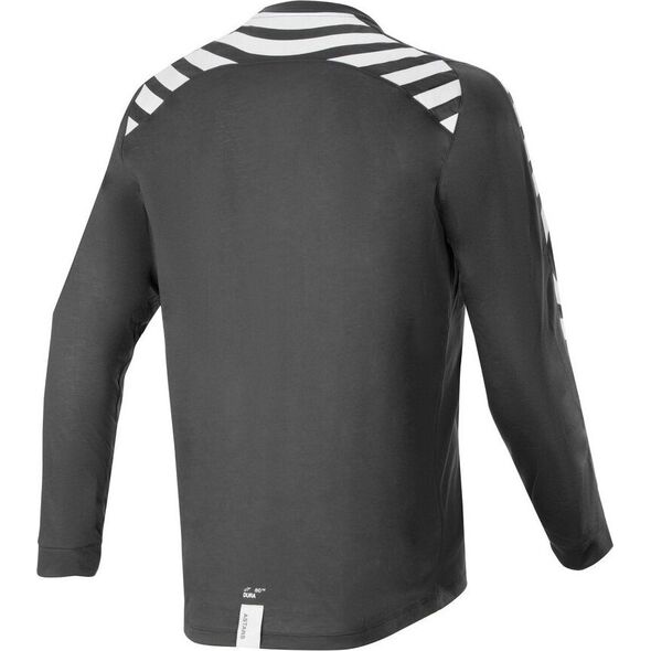 Alpinestars Koszulka długi rękaw ALPINESTARS A-DURA DRI OSCAR LS JERSEY, Black Reflective Rozmiar: M