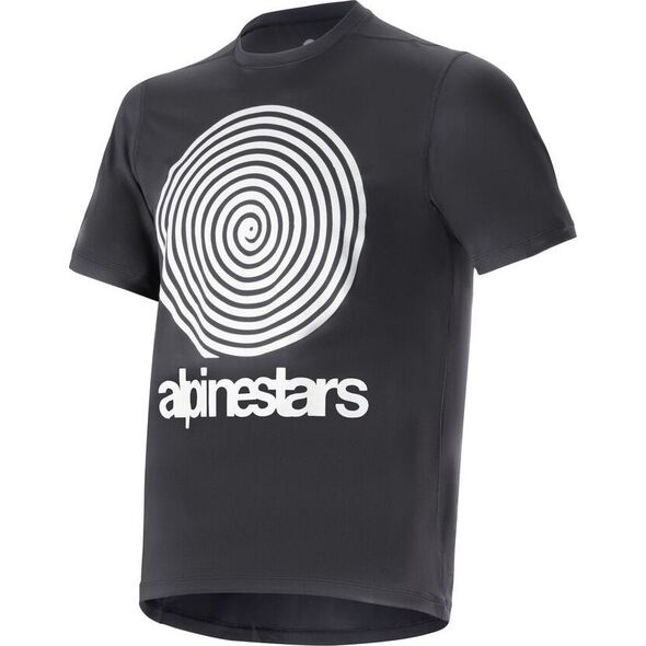 Alpinestars Koszulka krótki rękaw ALPINESTARS A-DURA OSCAR SS JERSEY, Black Rozmiar: XL