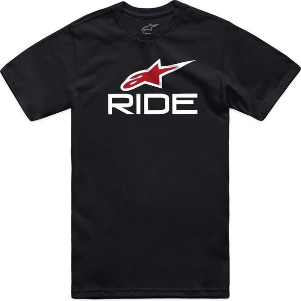 Alpinestars T-shirt ALPINESTARS RIDE 4.0 CSF TEE, Black/White/Red Rozmiar: M