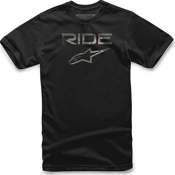 Alpinestars T-shirt ALPINESTARS RIDE 2.0 CAMO TEE, Black Rozmiar: M