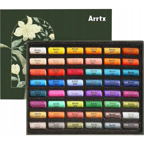ARRTX Minkštų pastelių rinkinys ARRTX, 48 spalvų