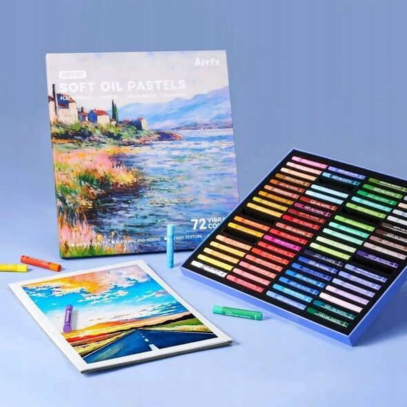 ARRTX Aliejinių pastelių rinkinys ARRTX, 72 spalvų