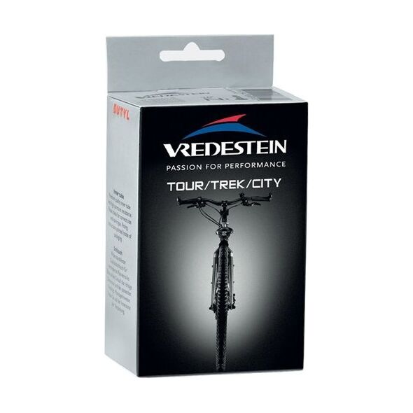 Vredestein Dętka trekking slim VREDESTEIN Tour/Trek/City, 28x1.5/8x1.1/8 - 27x1.3/8 (28/35-622/630), Schrader, 155g (NEW)