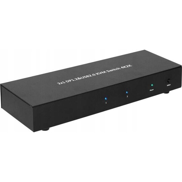 Przełącznik MicroConnect Microconnect MC-DP-KVM201K przełącznik KVM Czarny
