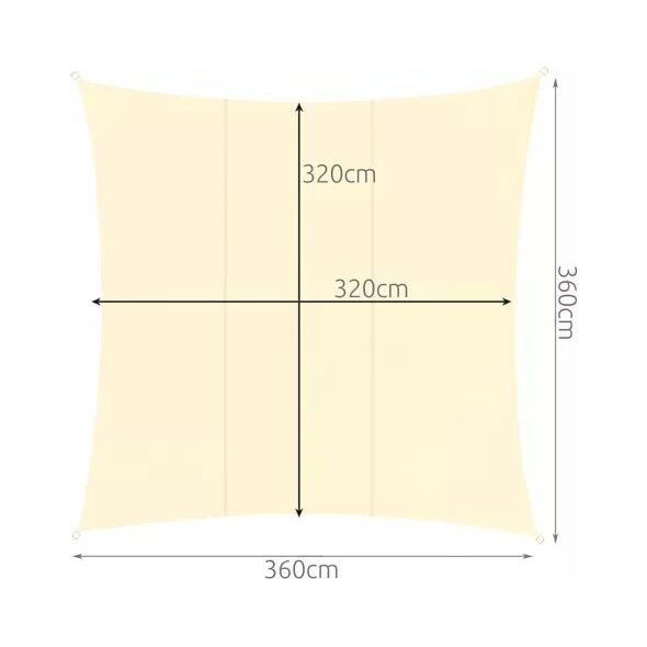 Gardlov ŻAGIEL PRZECIWSŁONECZNY 3.6X3.6M GARDLOV 23165