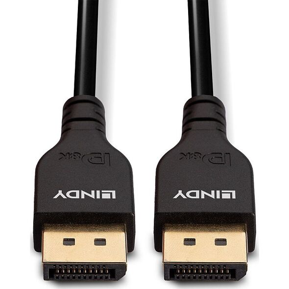 Kabel Lindy Cable Lindy Slim DisplayPort 1.4 Cable Lindy 0,5m