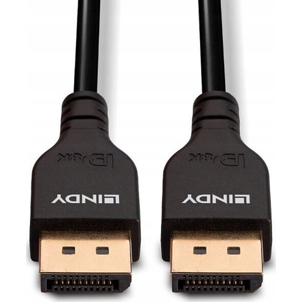 Kabel Lindy Cable Lindy Slim DisplayPort 1.4 Cable Lindy 0,5m