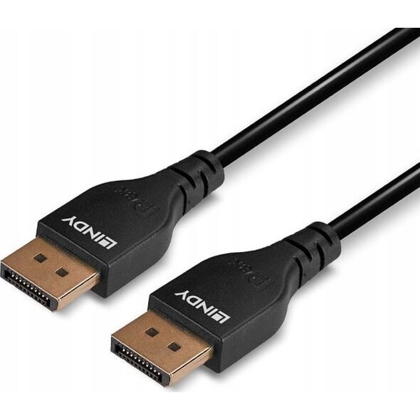 Kabel Lindy Cable Lindy Slim DisplayPort 1.4 Cable Lindy 0,5m