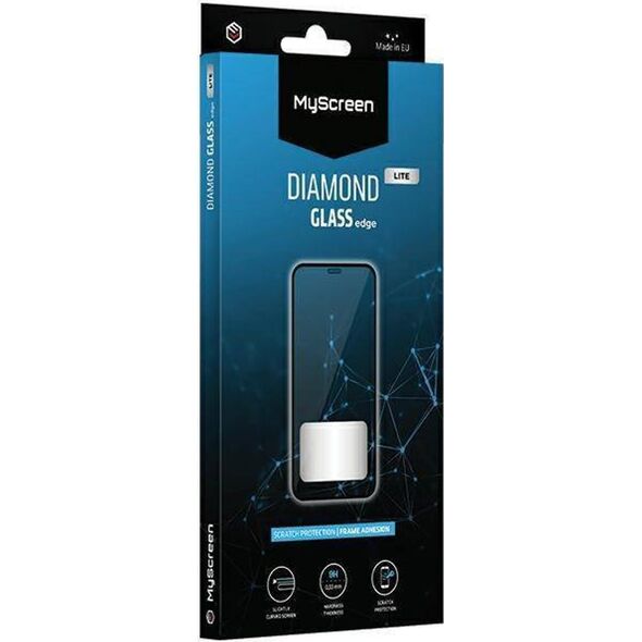 MyScreen Protector MyScreen Protector - Szkło hartowane na lekko zaokrąglone ekrany DIAMOND GLASS LITE edge FULL GLUE do TCL 505