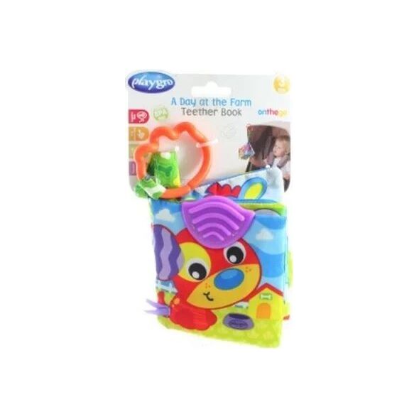Playgro PLAYGRO activity toy  A Day at the Farm Teether Book, 0186967
