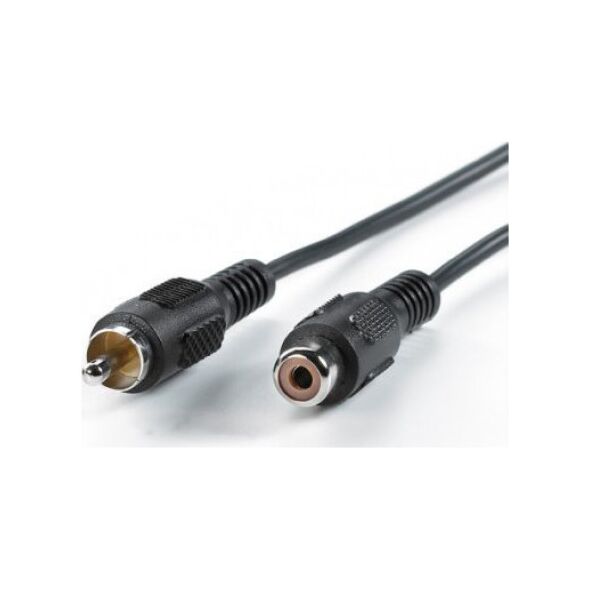 Kabel Value VALUE cinch-verlengkabel simplex M/F, 5 m