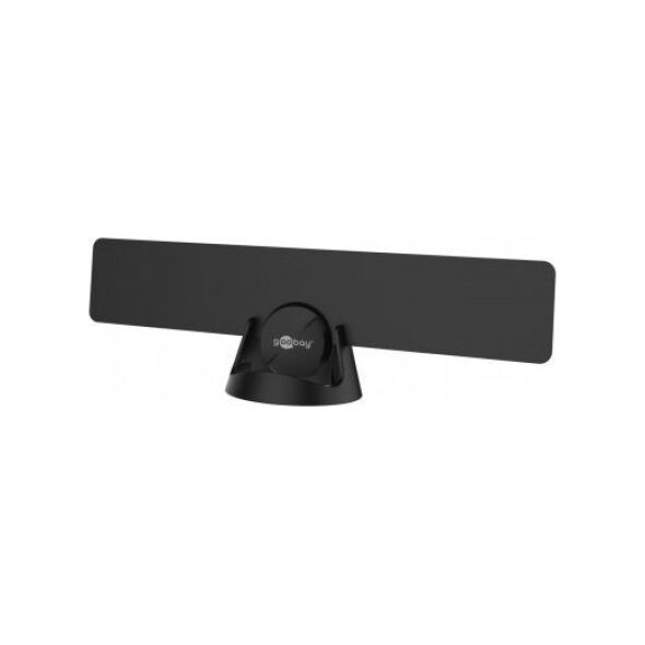 Goobay Ultravlakke actieve Full HD DVB-T2 binnenhuisantenne, incl. LTE/4G-filter