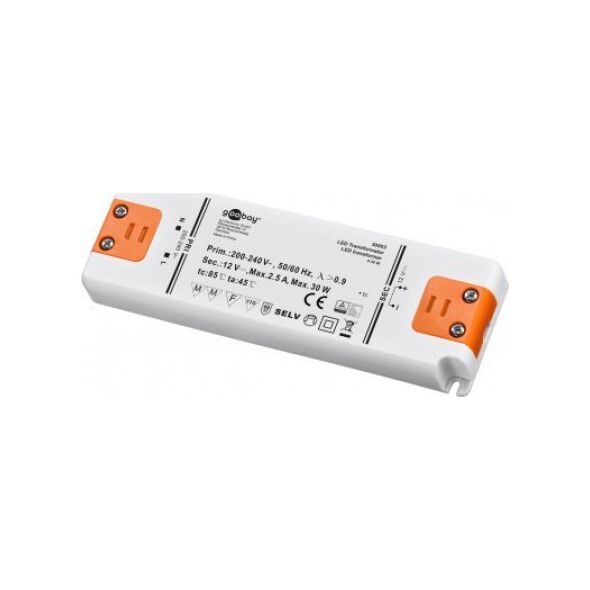 Goobay Zasilacz/Transformator do LED 12 V (DC)/30 W