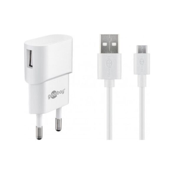 Ładowarka Goobay Zestaw do ładowania Micro USB 1 A