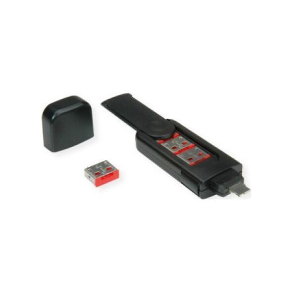Roline Blokada portu USB typu A ROLINE, 4x blokada i 1x klucz