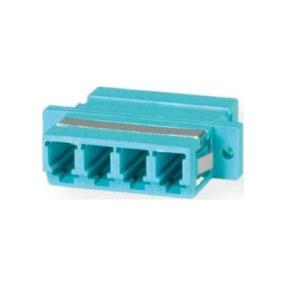 Adapter AV Value VALUE Łącznik światłowodowy LC 4-gang, OM3, PB