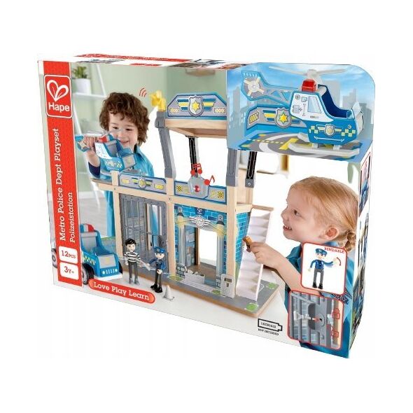 Hape HAPE Metro Police Dept Playset, E3050