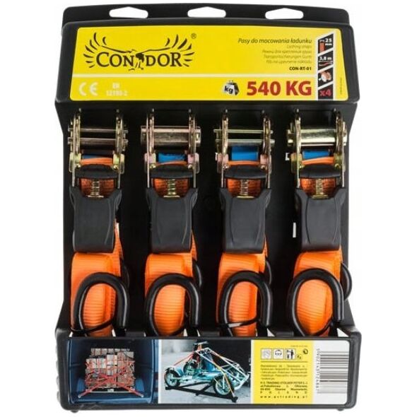 Condor Set of belts, 540 kg, 4 pcs.
