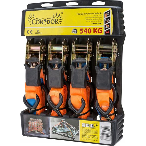 Condor Set of belts, 540 kg, 4 pcs.