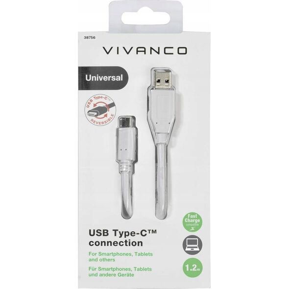 Kabel USB Vivanco VIVANCO USB-C TO USB-A CABLE