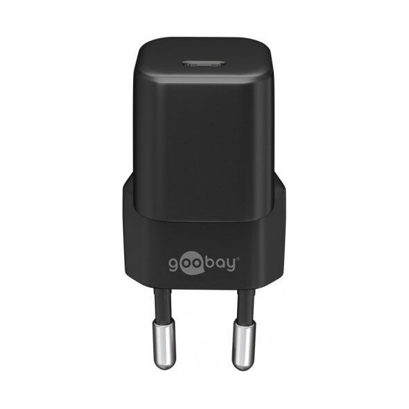 Ładowarka Goobay Ładowarka USB-C PD (Power Delivery) Fast Charger nano (30 W) czarna