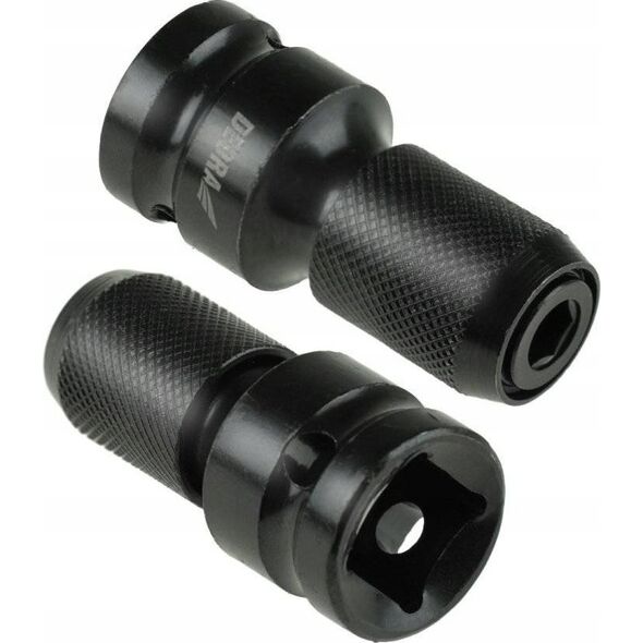 Dedra Adapter udarowy 1/2''-1/4'' HEX z szybkim montażem, dł. 50mm
