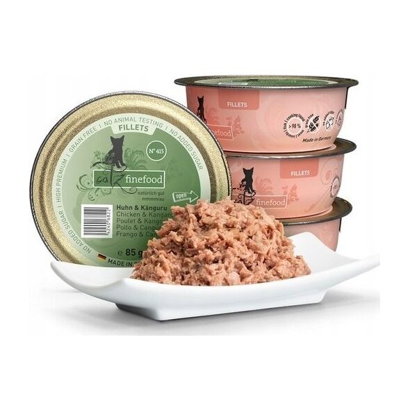 Catz Finefood Catz Finefood Filety N.415 Kurczak/Kangur tacka 85g
