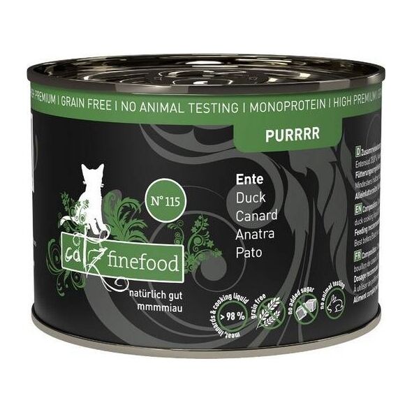 Catz Finefood Catz Finefood Purrrr N.115 Kaczka puszka 200g