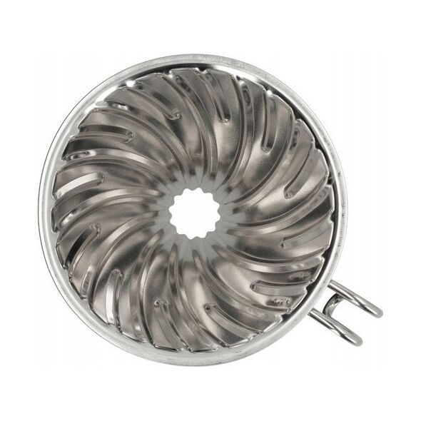 Hario Hario - Metalowy Drip V60-02 Outdoor srebrny z silikonową podstawką