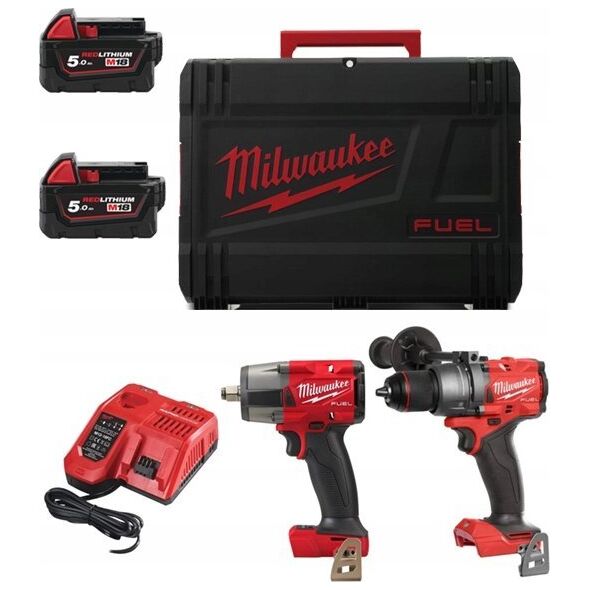 Zestaw elektronarzędzi Milwaukee MILWAUKEE.POWERPACK M18FPP2B3-502XEU