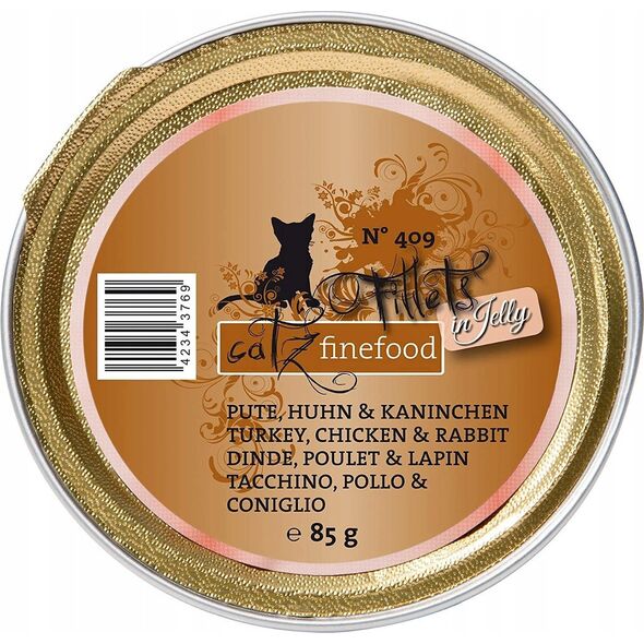 Catz Finefood Catz Finefood Filety N.409 Indyk/Królik tacka 85g