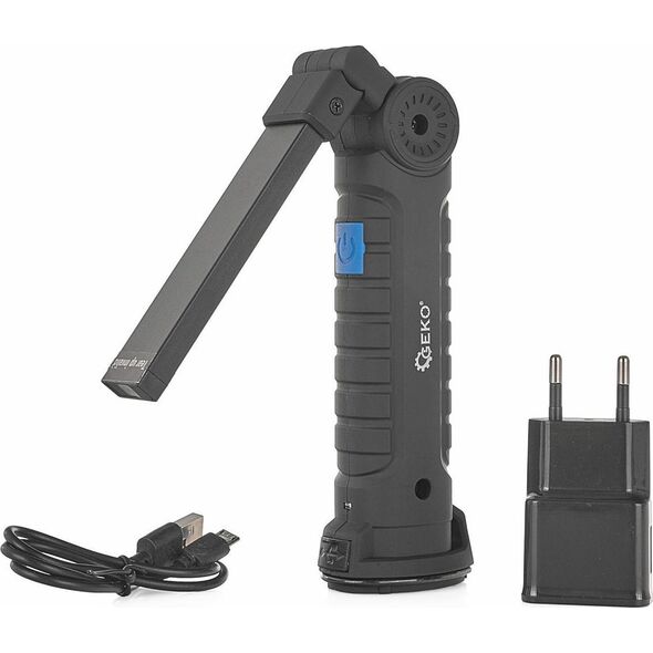 Geko LAMPA WARSZTATOWA LED COB 1200mAh SKŁADANA GEKO