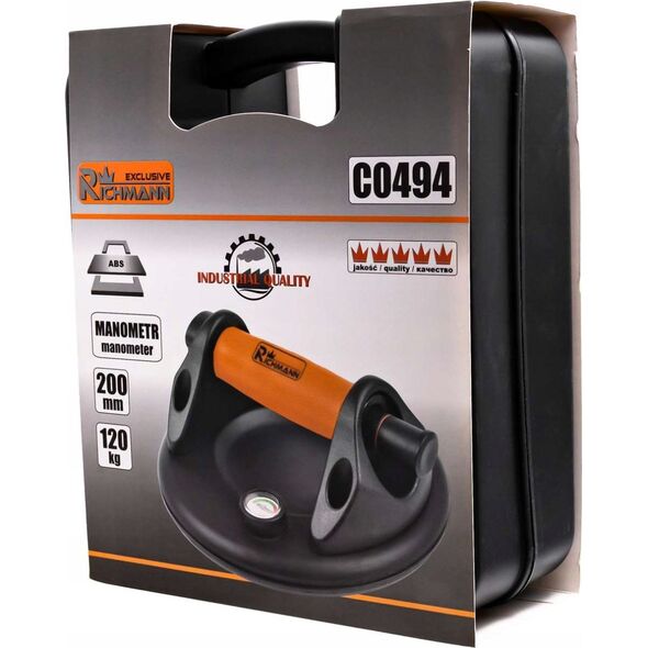 Corona Single glass holder 200 mm up to 120 Kg.