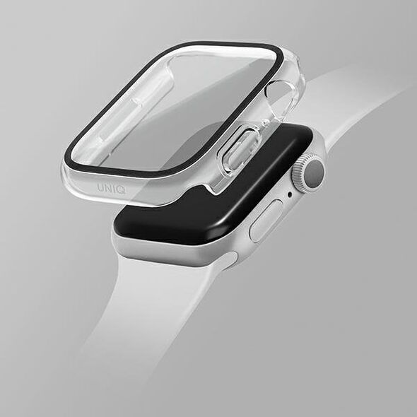 Uniq UNIQ etui Nautic Apple Watch Series 7/8/ 9 45mm przezroczysty/dave clear