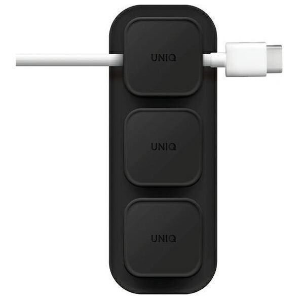 Podstawka Uniq UNIQ Pod Mag magnetyczny organizer do kabli + baza ciemnoszary/charcoal dark grey