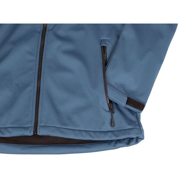 Kurtka męska 4f Kurtka przejściowa softshell z kapturem męska 4F membrana 5000 M156 denim 4FAW23TSOFM156 32S L