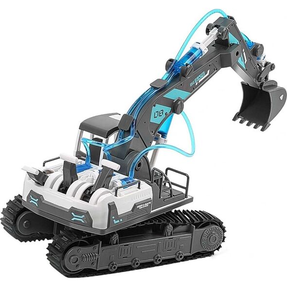 Triton Zestaw Pojazdów Budowlanych do Składania 3w1 dla dzieci 8+ Hydrauliczne zasilanie + Części konstrukcyjne 168 el.
