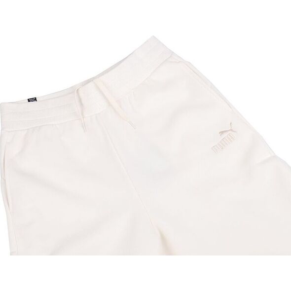 Puma Spodnie damskie Puma ESS  Embroidery High-Waist Pants FL kremowe 670007 99 L