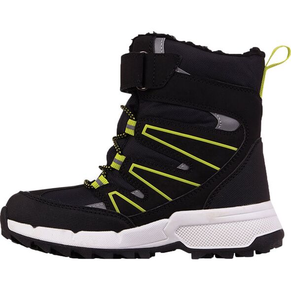 Kappa Buty dla dzieci Kappa Floki Tex czarno-limonkowe 260975K 1133 30